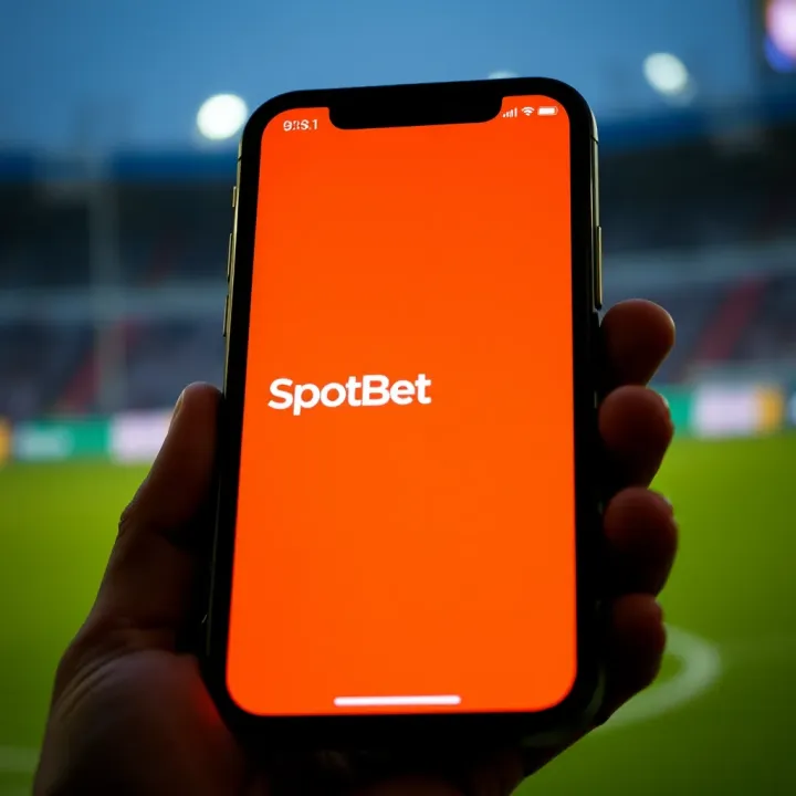 Secure mobile app installation process on a smartphone with SpotBet logo