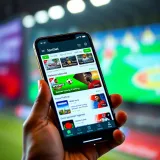 Smartphone displaying SpotBet app interface with various sports betting options in Nigeria