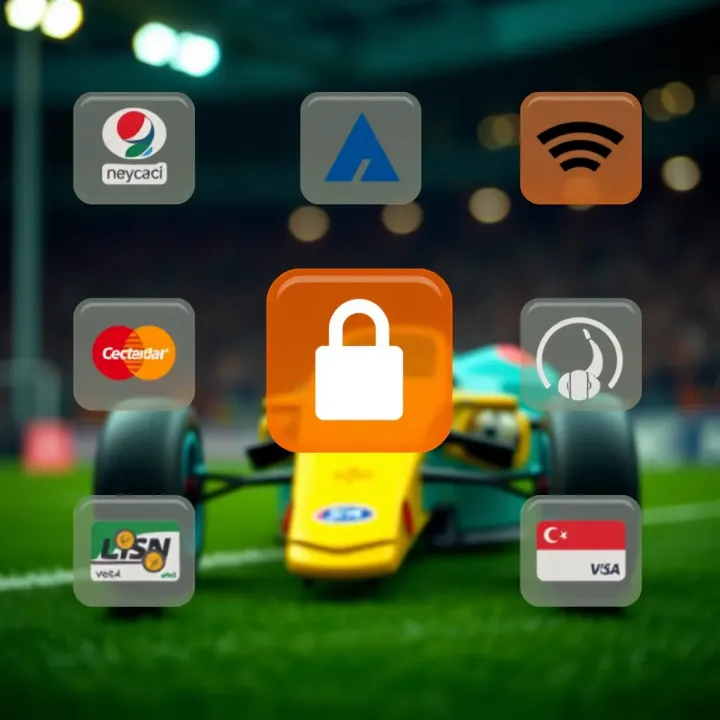 Digital payment icons representing popular methods used by Nigerian bettors for secure transactions on SpotBet F1
