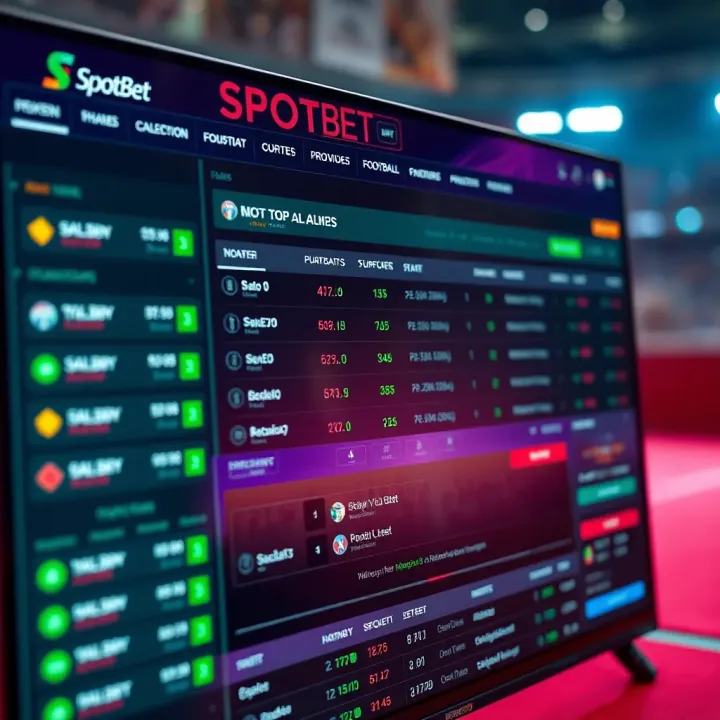 SpotBet Nigeria online betting interface showing football odds and match statistics