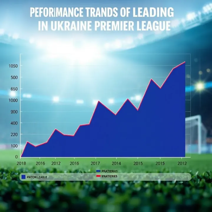 Graph comparing top Ukraine Premier League teams' recent match performance and winning trends
